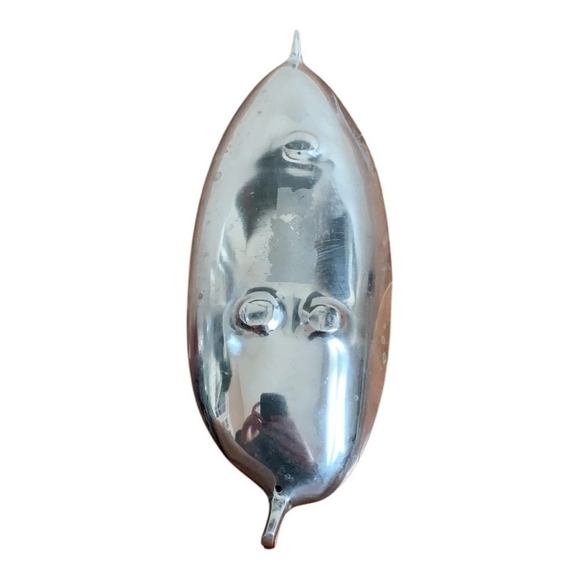 Leaf Serving Dish Footed Silver Metal Leaf Serving Bowl Platter Serveware - Picture 4 of 4